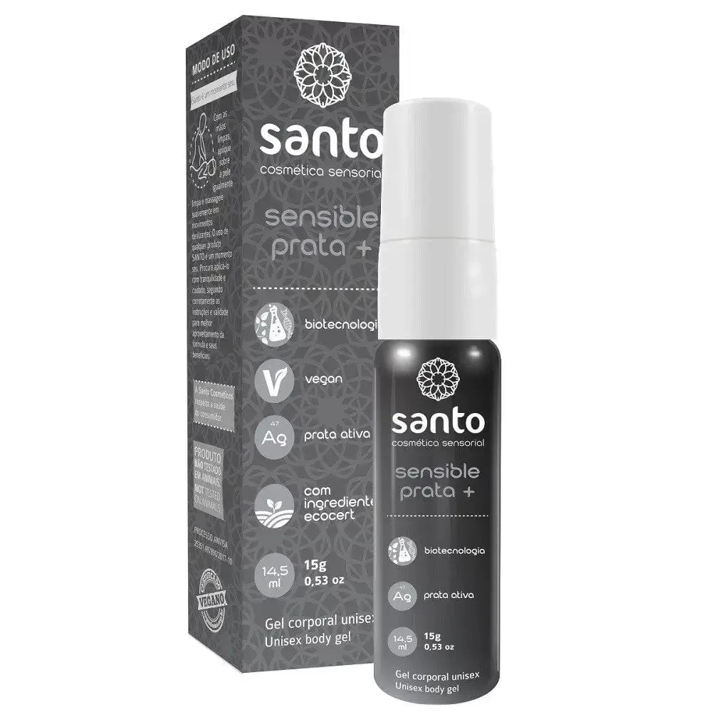 Lubrificante Íntimo De Uso Anal Sensible Prata + 15g Vegano