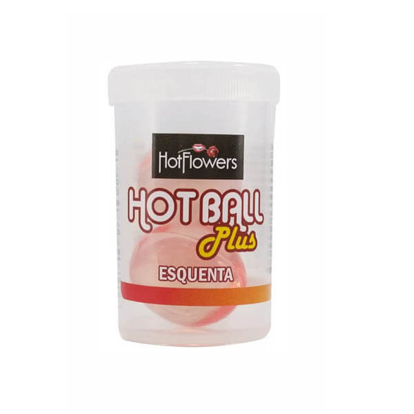 Bolinha Excitante Hot Balls Aquecimento. Frasco Com 2 unidades