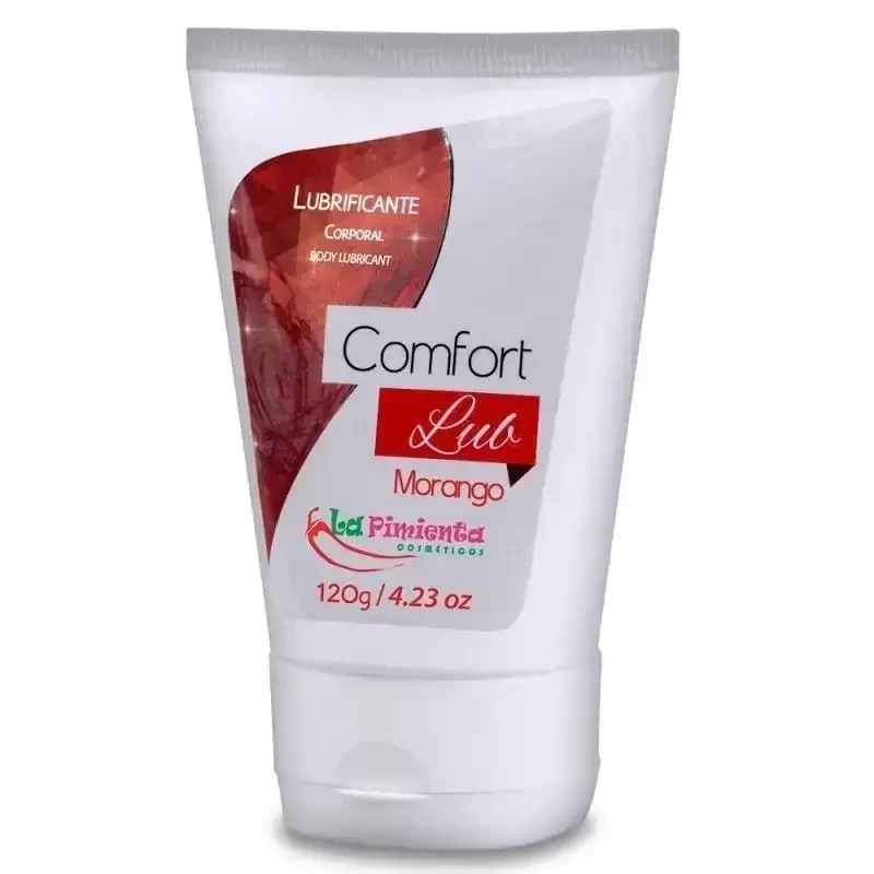 Gel Lubrificante Íntimo Beijável Morango 120g
