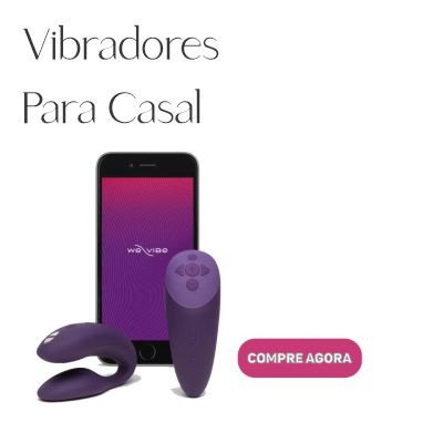 vibrador para casal we vibe na cor roxa