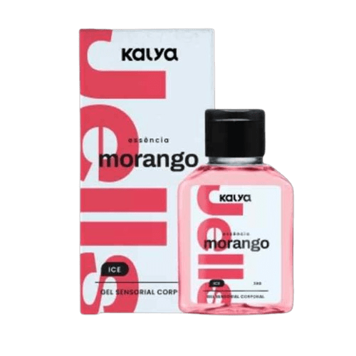 Kalya Jells Morango Ice Beijável Gel. Sensorial Corporal Para Sexo Oral. 35ml