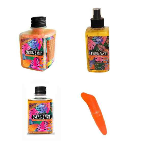Kit Energizante Sensual Com Golfinho Mais 3 Itens