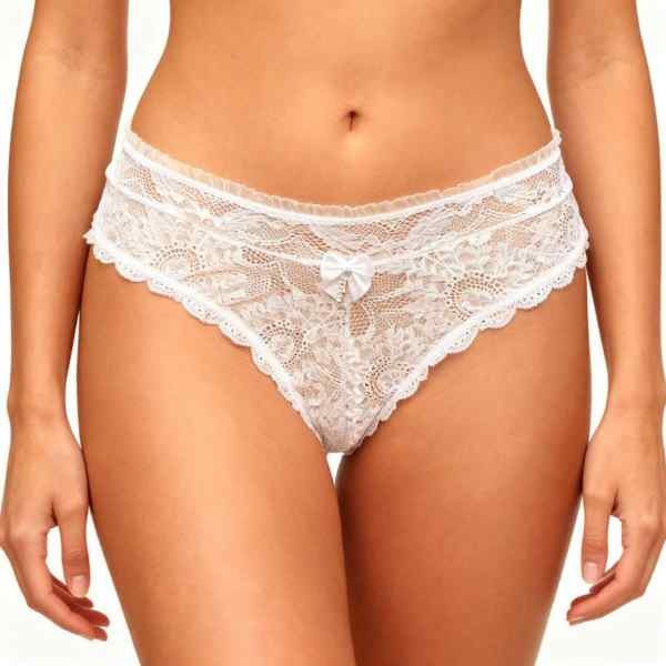 Calcinha Rendada Plus Size Frufru. Macia. Confortável e Linda