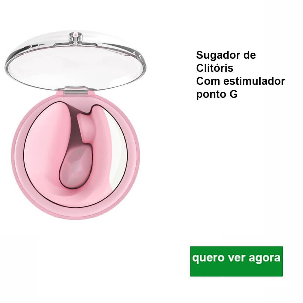 imagem sugador de clitóris com penetrador para estímulo da vagina e ponto g