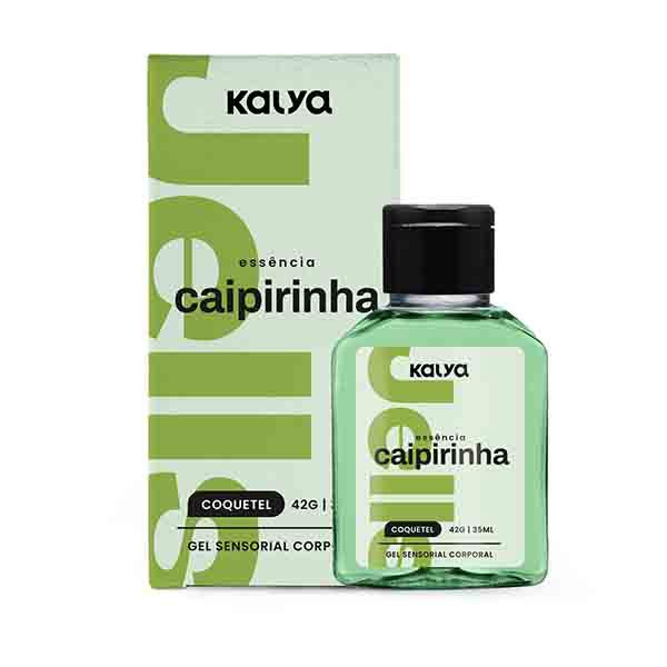 Kalya Jells Caipirinha Hot Beijável Gel. Sensorial Corporal Para Sexo Oral. 35ml