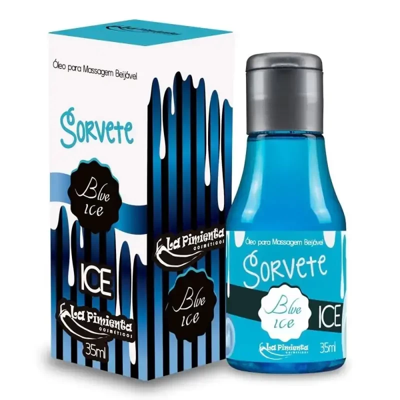 Gel Para Sexo Oral Geladinho Sorvete Blue Ice. Ajuda A Manter a Ereção