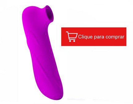 imagem sugador de clitoris na cor pink  e recarregável com legenda descritiva da peça