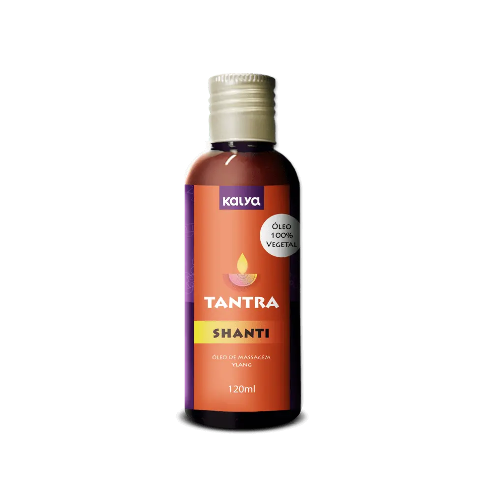 Tantra Shanti Óleo Afrodisíaco Para Massagem Ylang 120ml