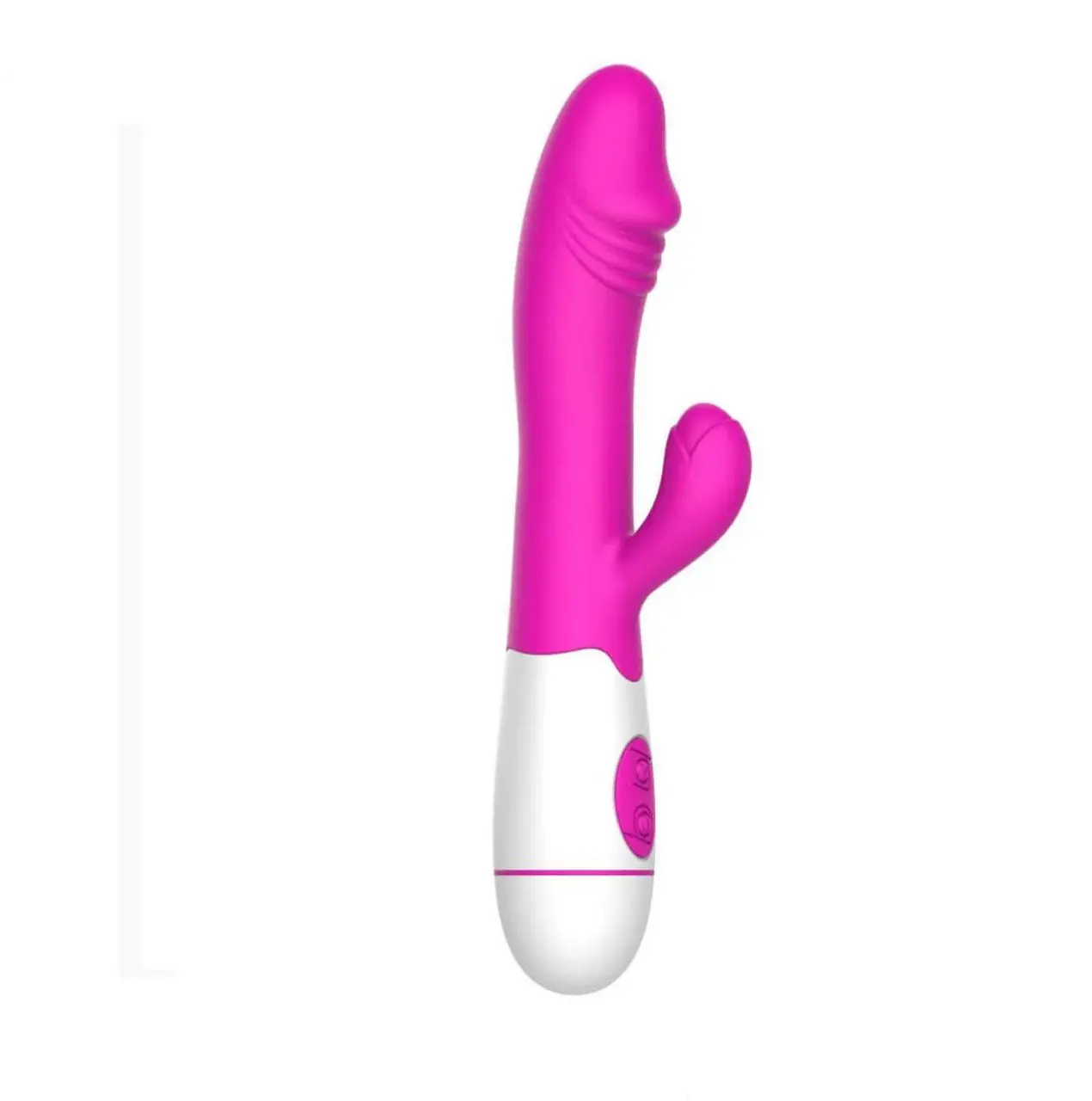 Imagem vibrador dupla estimulação joack rabbit recarregável-pink