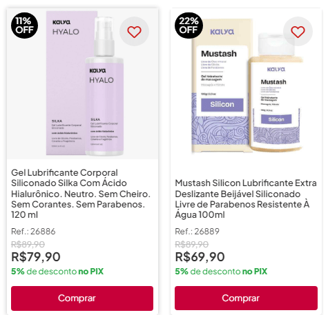 foto de lubrificantes intimos siliconados