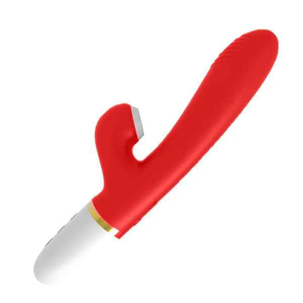 vibrador vai vem mais sugador clitoris