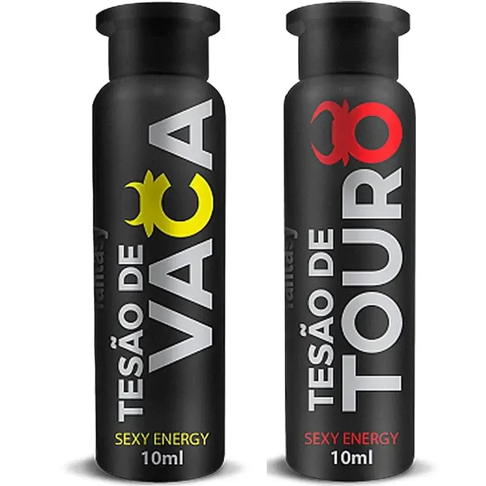 Tesão De Vaca E Tesão De Touro. Kit  Com 1 Unidade De Cada. Alimento Próprio Para Consumo. Dose Única