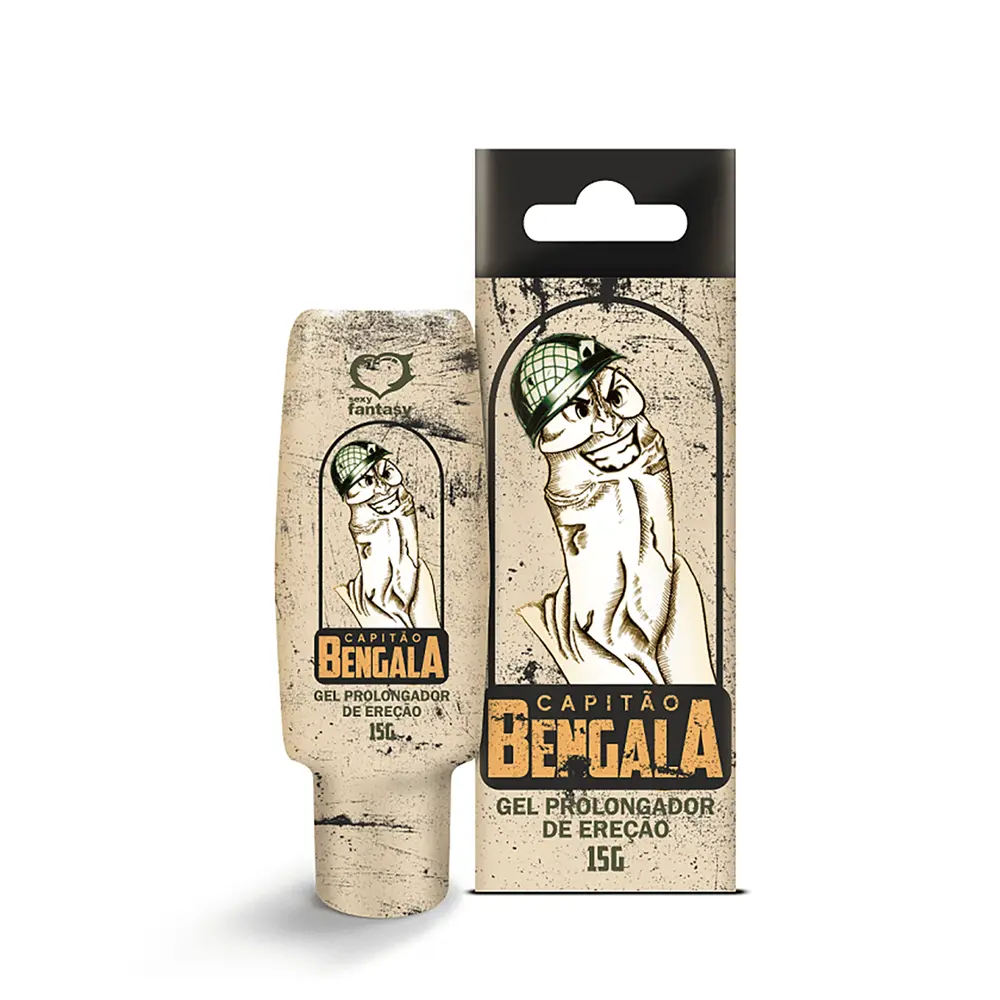 Capitão Bengala Gel Prolongador De Ereção 15g