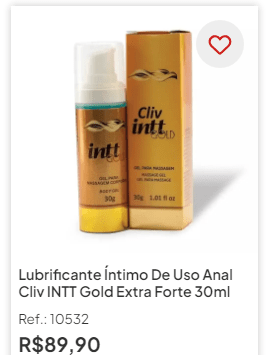 gel anal dessensibilizante cliv gold
