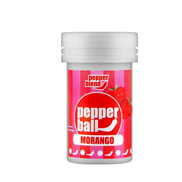 Bolinha Explosiva Com Sabor De Morango Frasco 2 Unidades