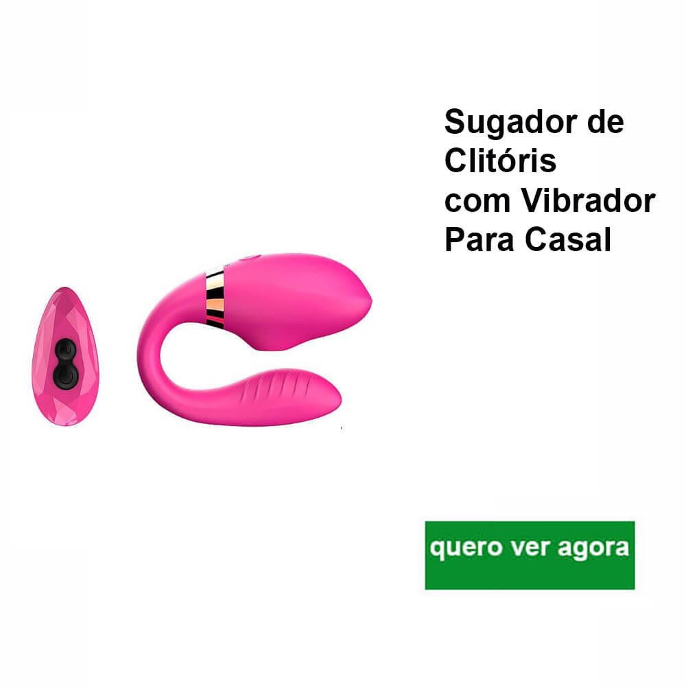 imagem de vibrador para casal com sugador de clitóris