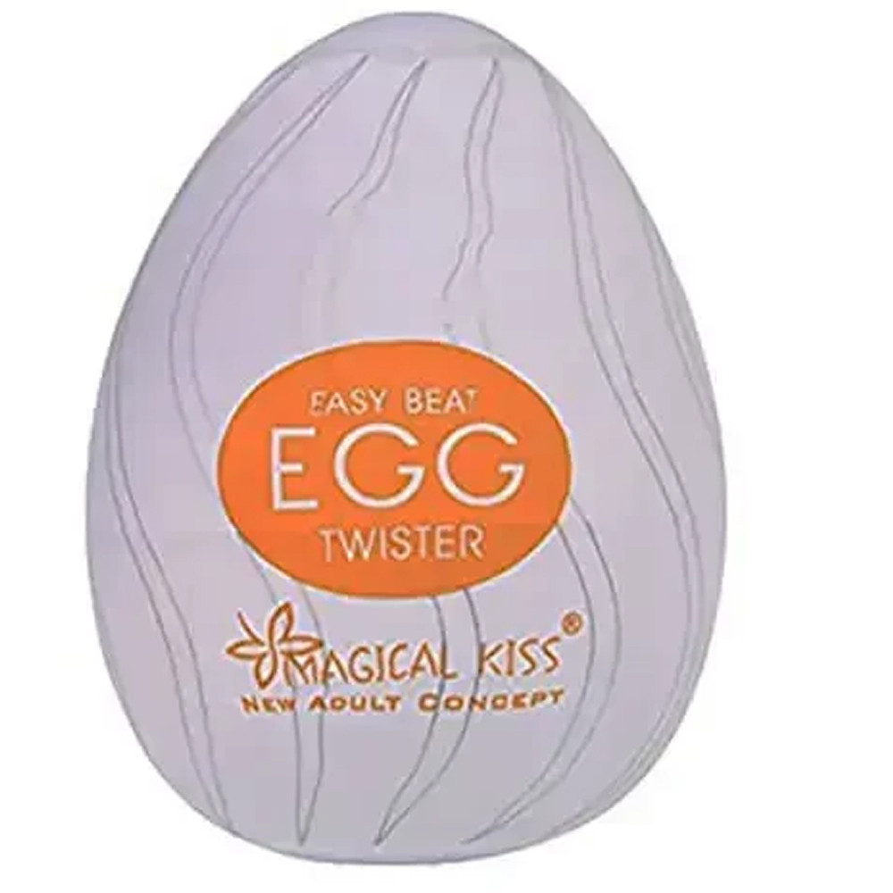 Egg Twister Masturbador Masculino. Feito Em Silicone Macio E Flexível