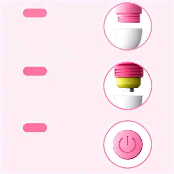 ilustração detalhes mini massageador intimo bullet 10 modos vibração movido à pilha