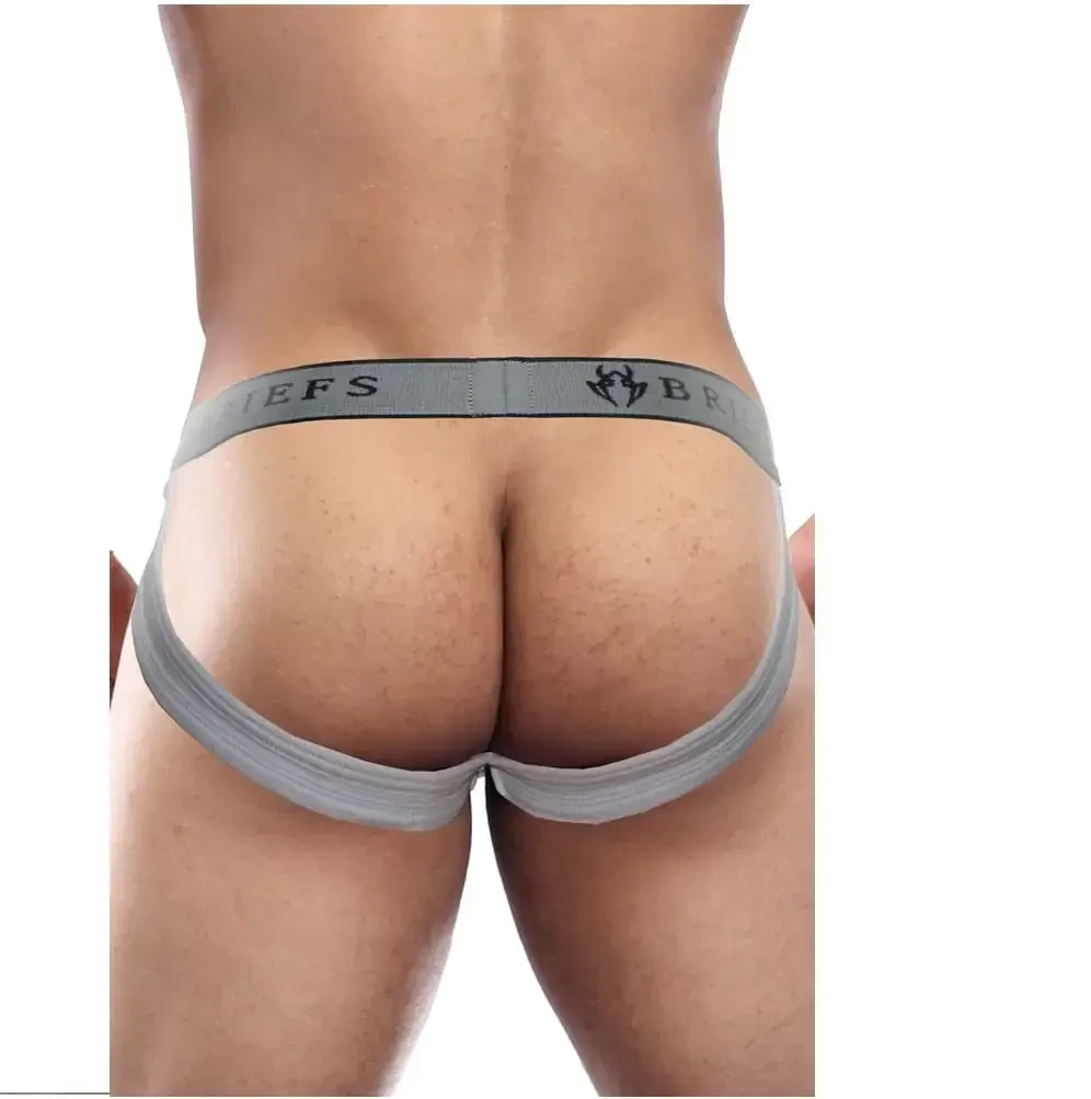 imagem homem de costas vestido em cueca jockstrap bottom free