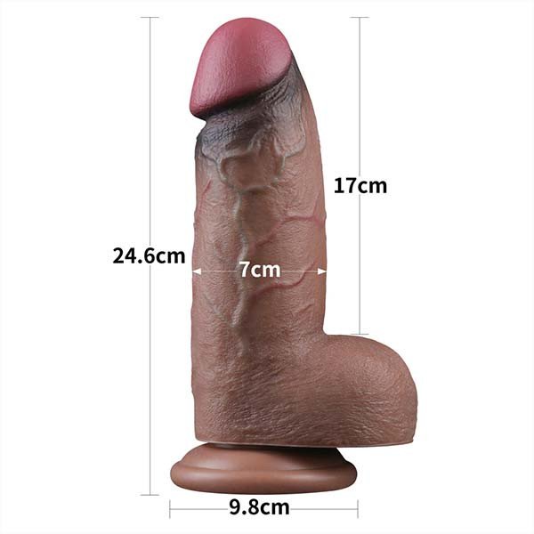 Pênis gigante marrom nature cock com dimensoes
