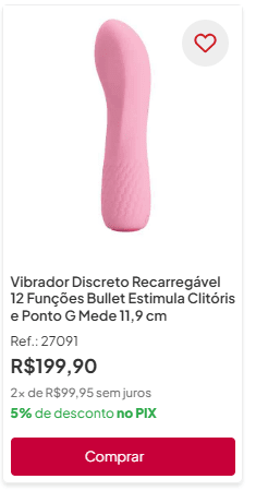 vibrador discreto pretty love