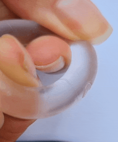 gif demonstrativo da flexibilidade do anel peniano