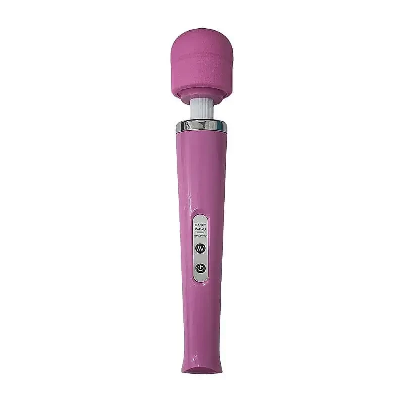 Imagem vibrador varinha magica 32cm cor rosa recarregável