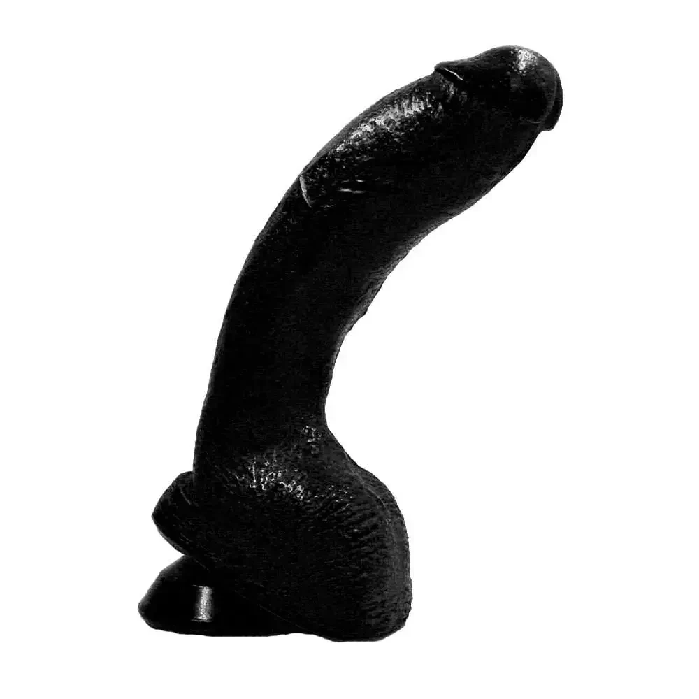 Pênis Black Dildo Grande E Grosso Ventosa 22x4,7cm JEFF STYKER