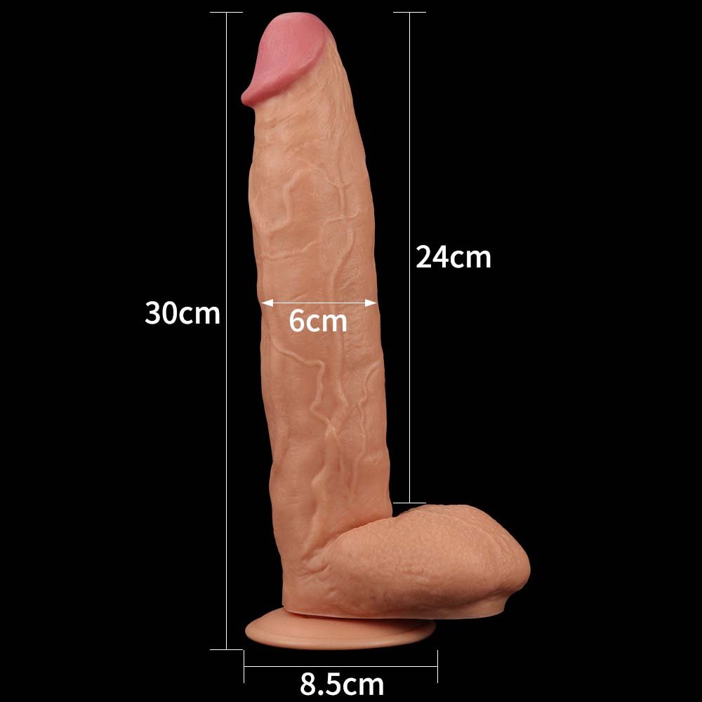 Pênis Gigante. Realista. Legendário Lovetoy 30 x 6 Penetráveis 24 cm