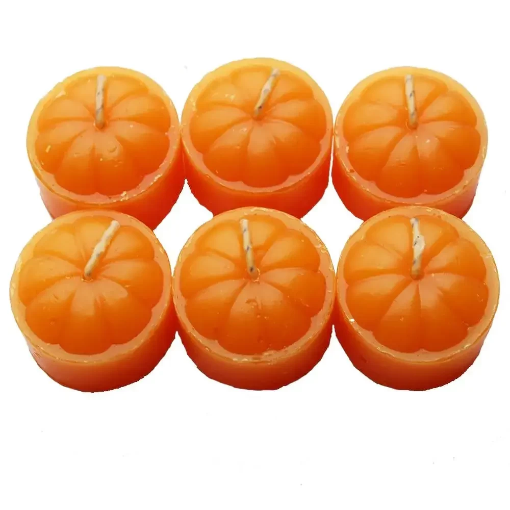 Kit Com 6 Velas Afrodisíacas Aroma De Pitanga