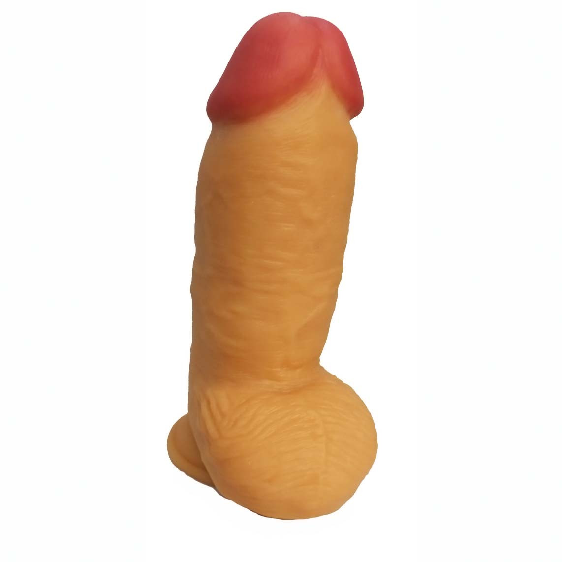 Pau de borracha gigante 27cm x 8cm com ventosa foto parte trás