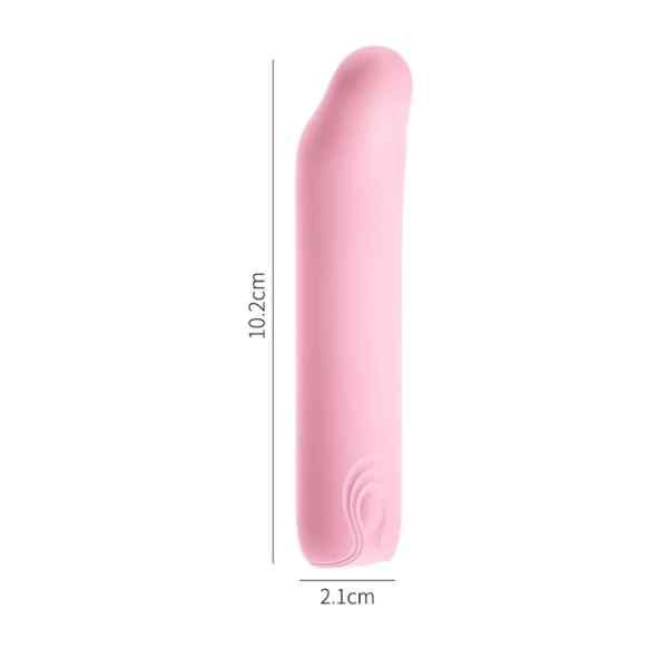 vibrador golfinho bullet recarregavel silicone líquido com dimensões