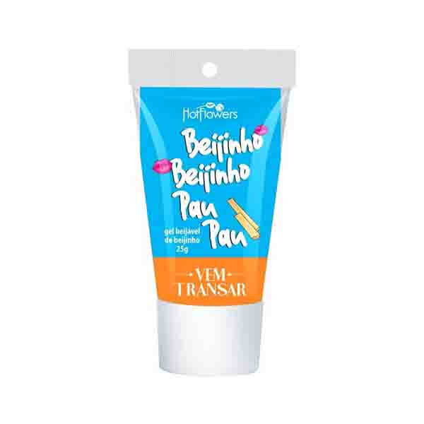Gel Beijável Sexo Oral Beijinho Beijinho Pau Pau 25g