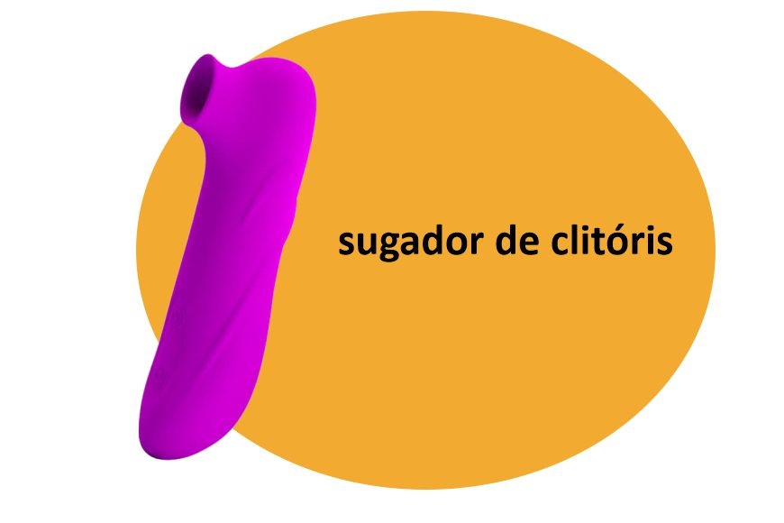 imagem vibrador sugador de clitoris com legenda descritiva