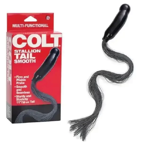 Pênis Plug Anal Com Rabo Chicote Para Sexo. Silicone