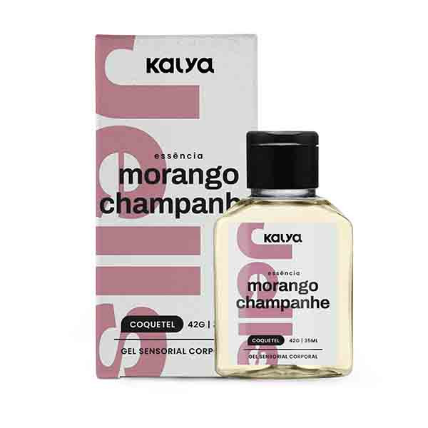 Kalya Jells Morango Com Champanhe Hot Gel. Aquece. 35ml