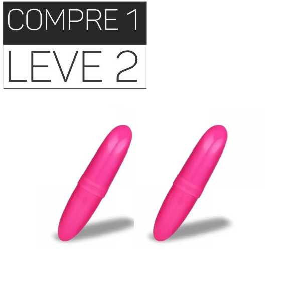 Compre 1 Leve 2 Mini Vibrador Feminino Em Formato De Batom