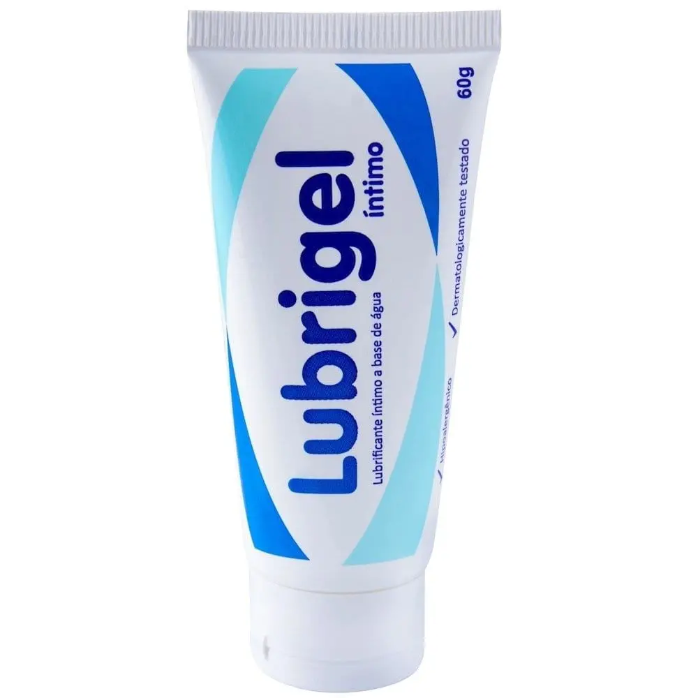 Gel Hipoalergênico Lubrigel  Lubrificante. Base de água. 60g