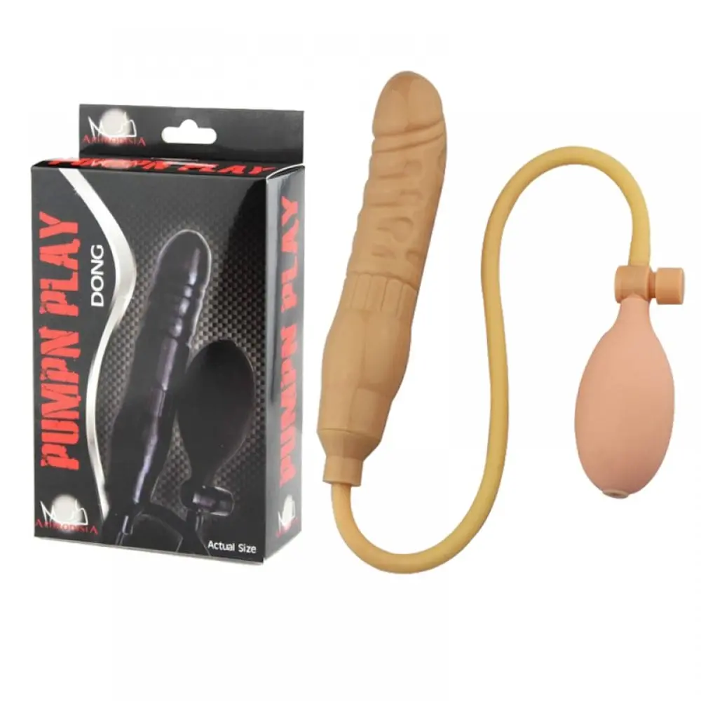 Pênis Plug Anal Inflável
