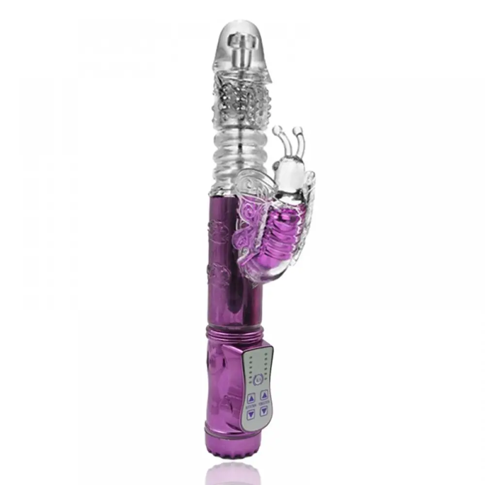 Imagem de Vibrador feminino rotativo vai e vem. Recarregável. 36 níveis de vibração. Roxo