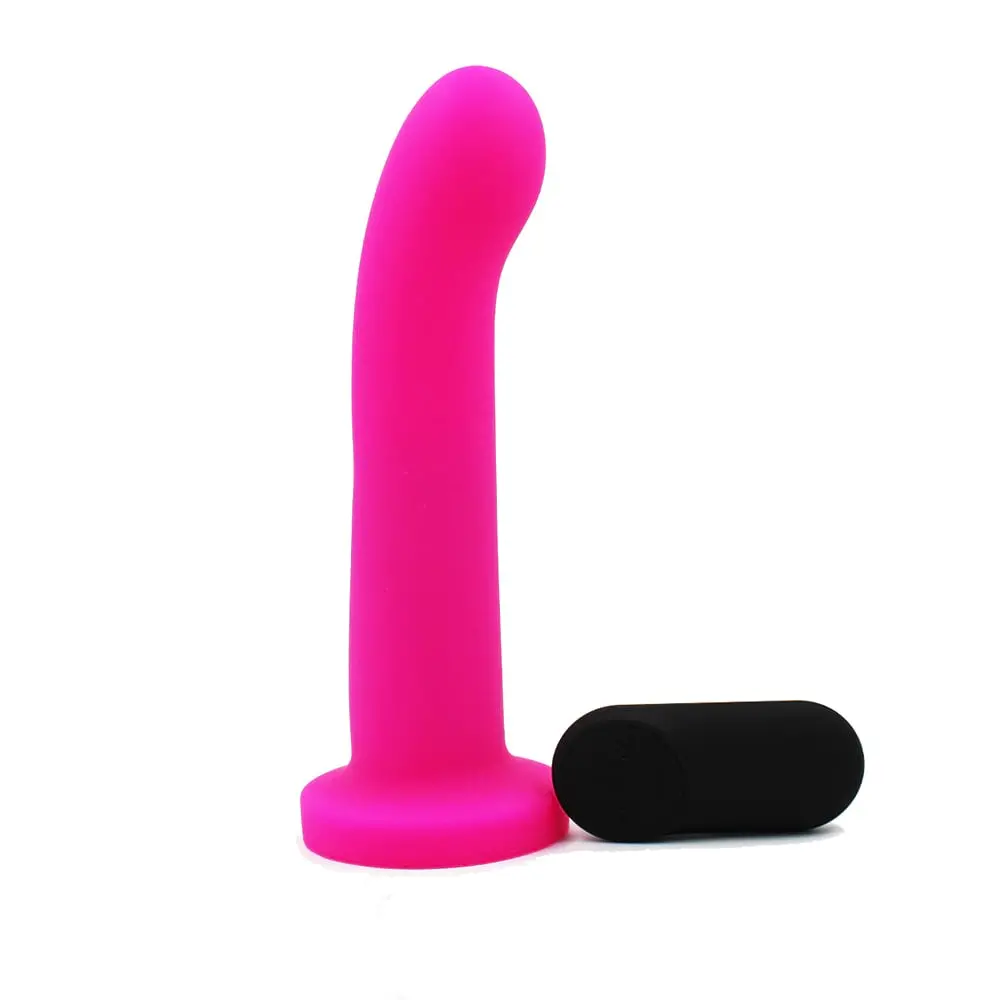 Imagem de Vibrador Dildo Ponto G. Sem fio. Recarregável. Ventosa. Prova d'água
