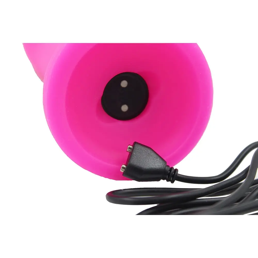 Imagem de Vibrador Dildo Ponto G. Sem fio. Recarregável. Ventosa. Prova d'água