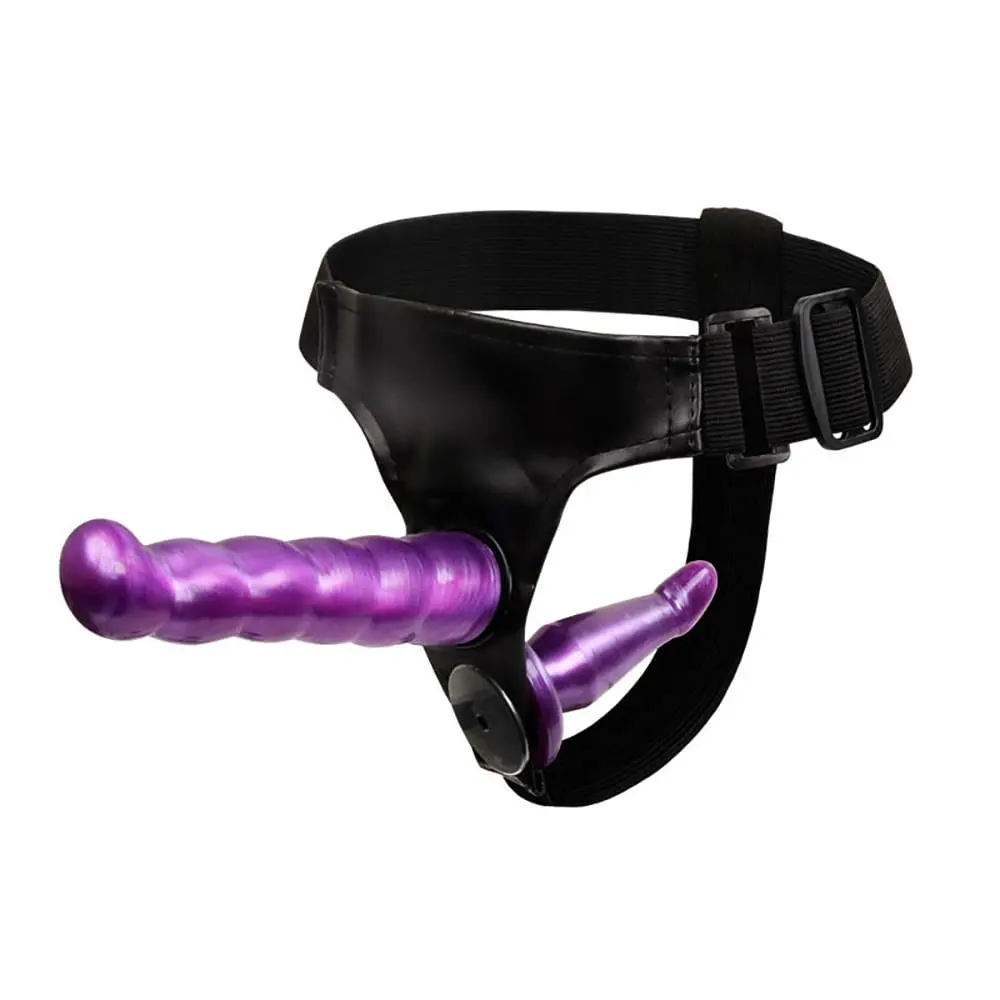 Cinta Com Pênis Strapon Duplo. Kit Com 2 Penetradores Ponto G