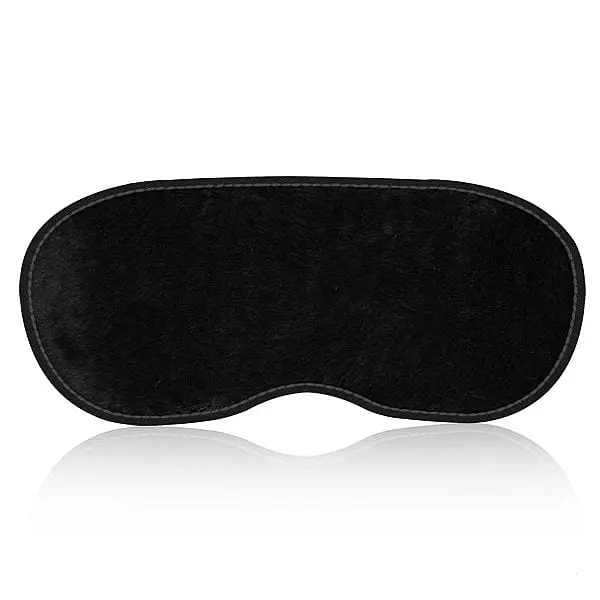 Tapa Olhos Pelúcia Cor preta