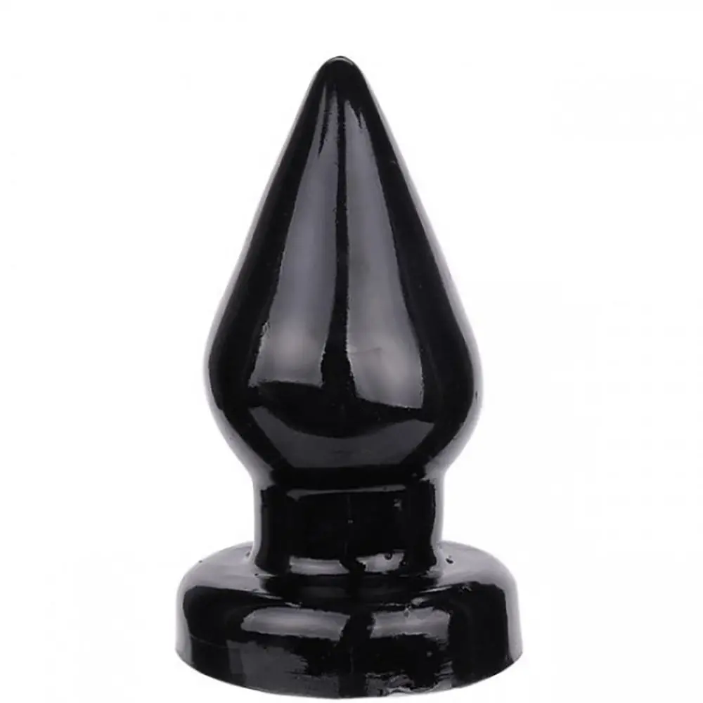 Alargador Anal Preto Plug Anal Gigante Mede 18 x 8,5cm Preto