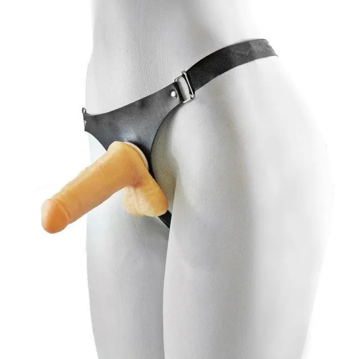 Cinta Peniana Com Pênis Em Silicone Penetráveis