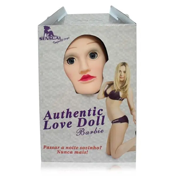 Boneca Infável Love Doll Com ânus e Vagina dentro da caixa de embalagem